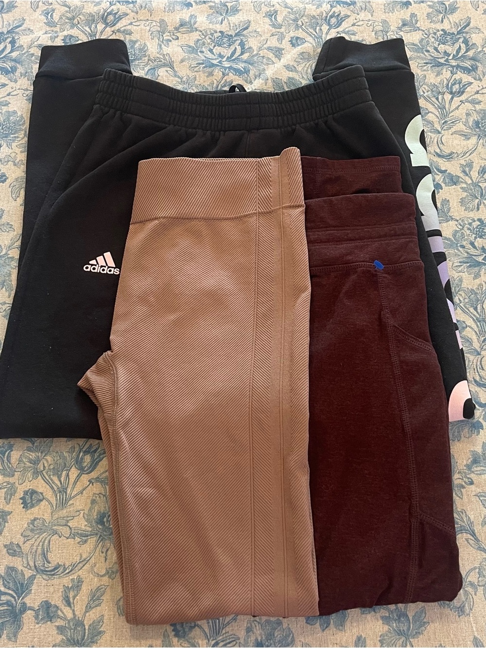Girls Activewear Bundle Size 10 12 Adidas Joggers Leggings Lot 3 Pieces